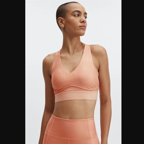 Fabletics Iridescent Copper All Day Every Day Low Impact Bra M - Picture 1 of 5